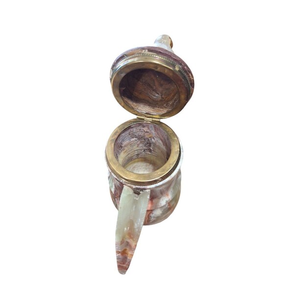 Vintage Stone Tea Pot, Sake, Espresso Pot with 6 cups Beautiful Unique READ - Picture 7 of 16